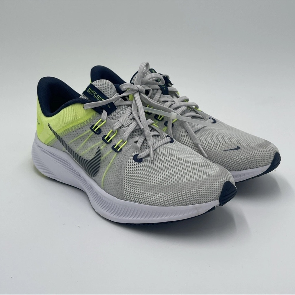 Men Nike Quest 4 Shoes Photon Dust/Navy DA1105-003